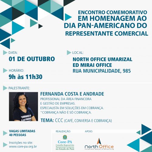 Encontro comemorativo em homenagem ao dia PAN-AMERICANO do Representante Comercial