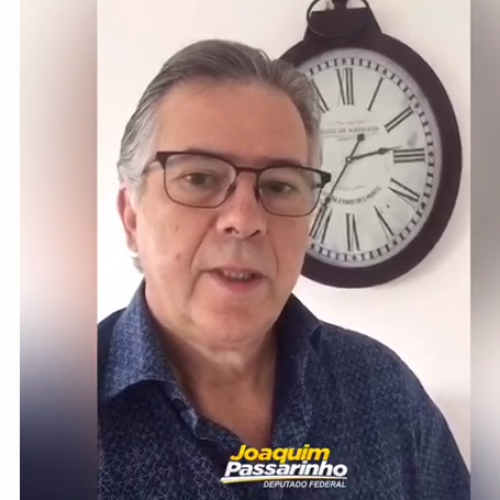 Deputado Federal Joaquim Passarinho envia mensagem aos representantes comerciais