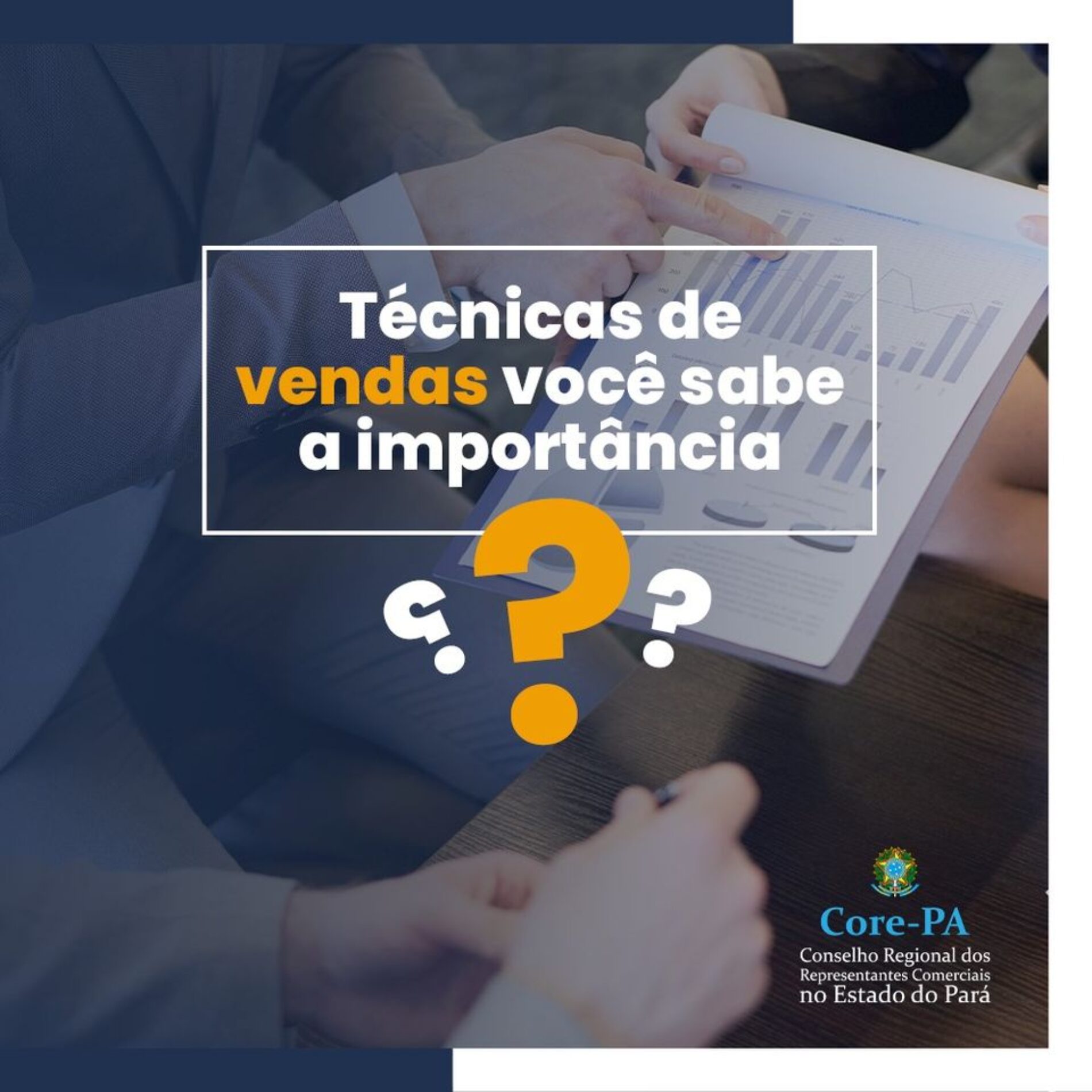 Técnicas de vendas você sabe a importância.