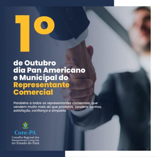 1º de Outubro dia do Representante Comercial