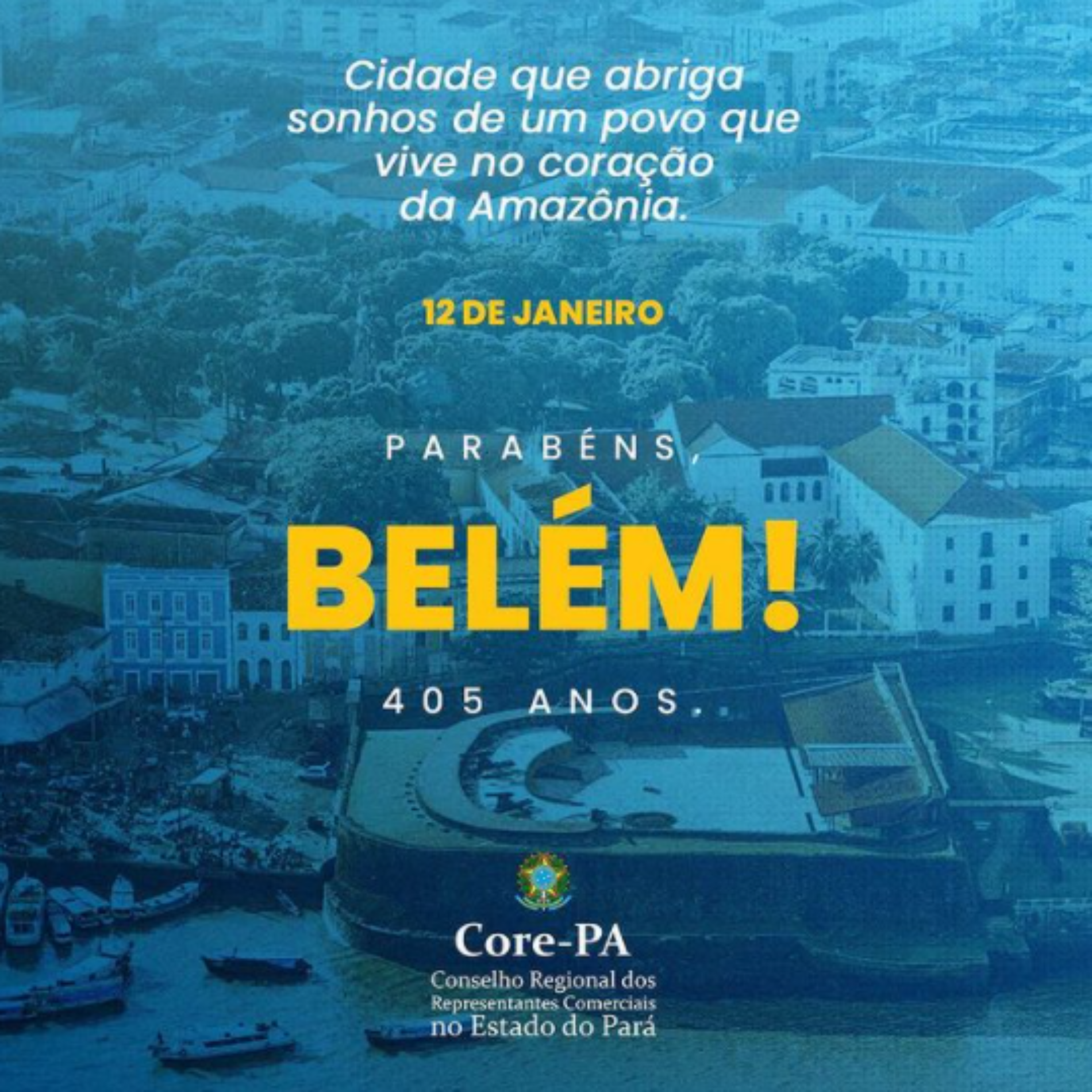 Parabéns, BELÉM!