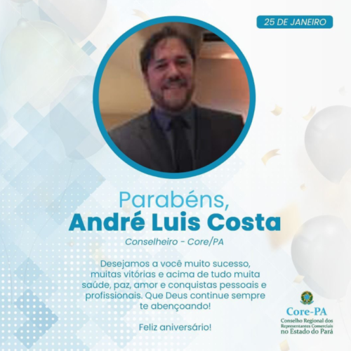 Parabéns Sr. André Luis Costa