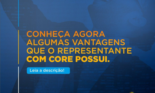 Conheça agora algumas vantagens que o representante com CORE possui