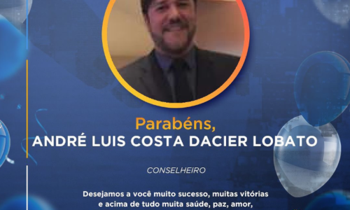 PARABÉNS, ANDRÉ LOBATO