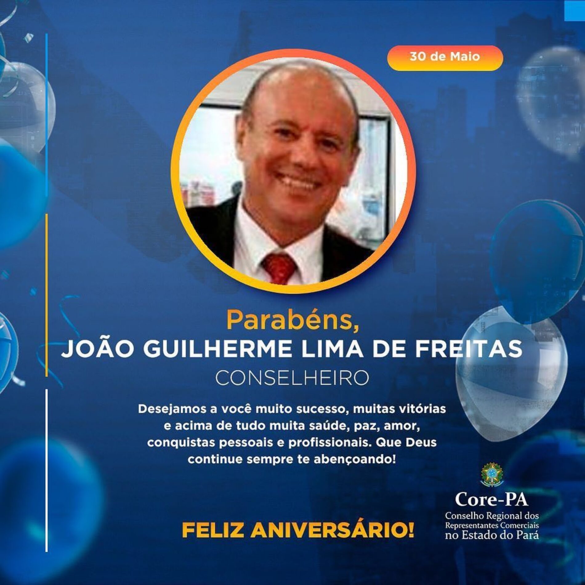 PARABÉNS! SR. JOÃO GUILHERME