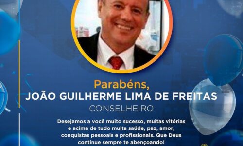 PARABÉNS! SR. JOÃO GUILHERME