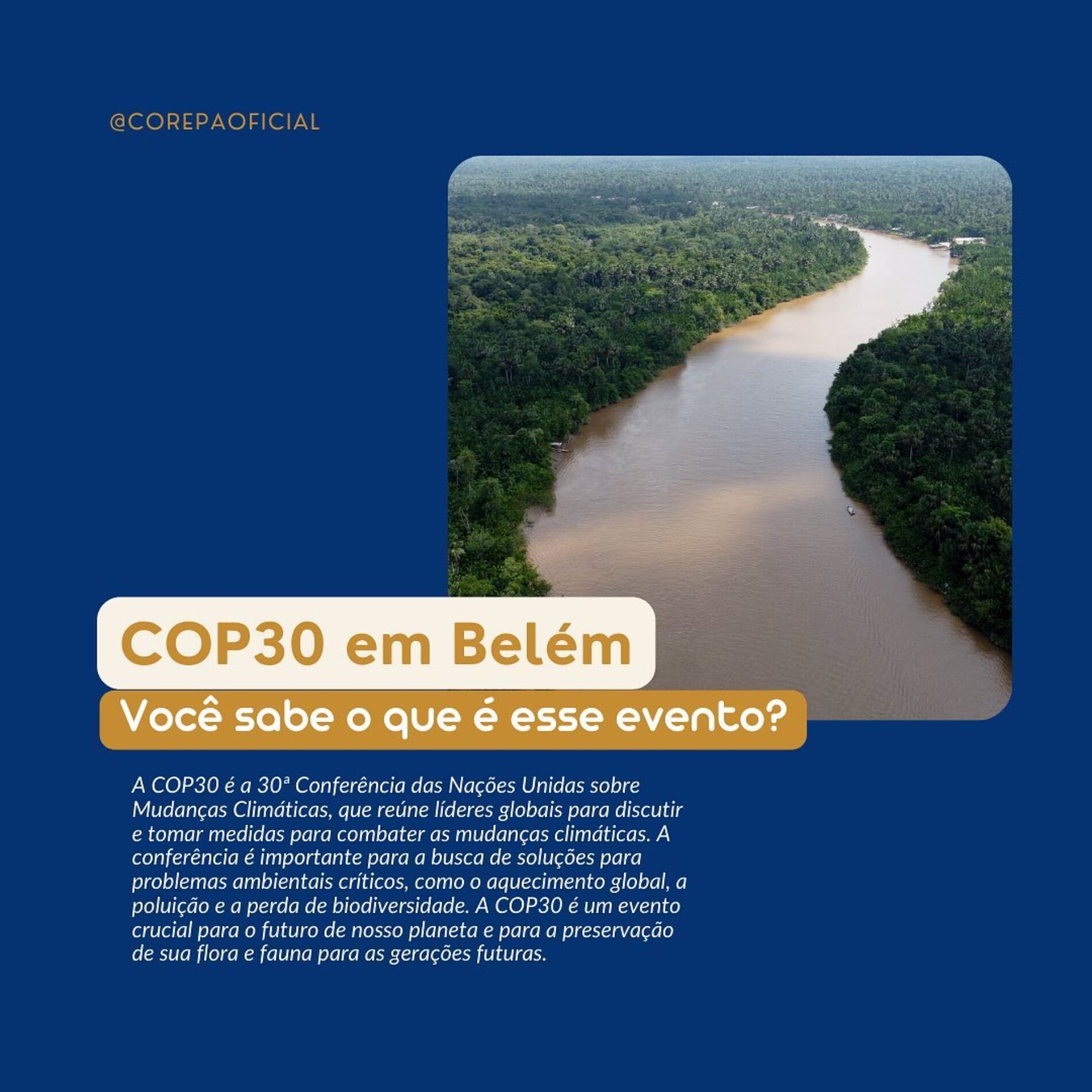 COP30 EM BELÉM, VOCÊ SABE O QUE É ESSE EVENTO?